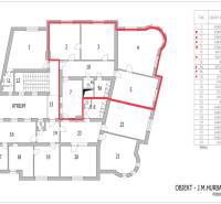 Pôdorys kancelárie 160 m²