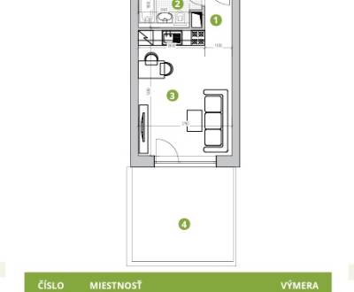 !SUPER CENA! 1i APARTMÁN s predzáhradkou, 40,97m2 - 86.900€