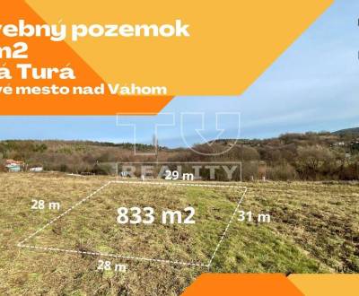 Stavebný pozemok 833m2, Stará Turá - Trávniky, okr.Nové Mesto nad Váho