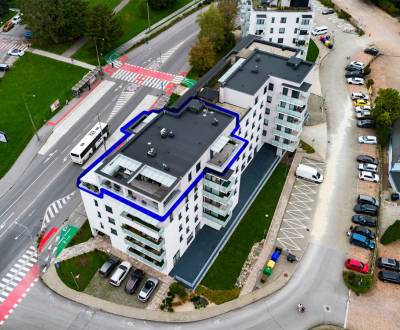 EXKLUZÍVNE: 5i byt NOVOSTAVBA, 3x TERASA s vírvkou, 218m2, 2x parking