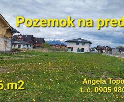 Predaj: pozemok 756 m2, Vysoké Tatry - Veľká Lomnica