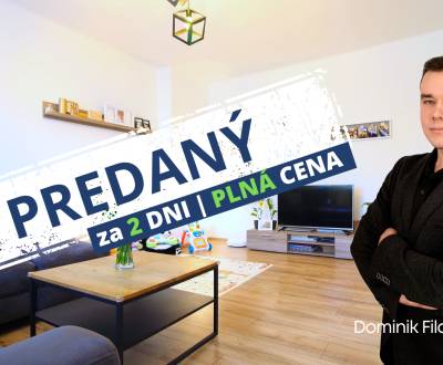 PREDANÝ-pekný 2 izbový byt, 58,5 m², Budovateľov 11,Moldava nad Bodvou