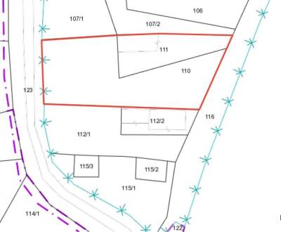 Na predaj stavebný pozemok 1676m2 so starším RD vhodný pre Chalupu/RD 