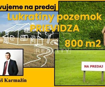 PRIPRAVUJEME NA PREDAJ Lukratívny pozemok 800 m2 PRIEVIDZA