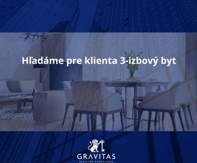 Hľadáme pre klienta 3-izbový byt na predaj v Petržalke