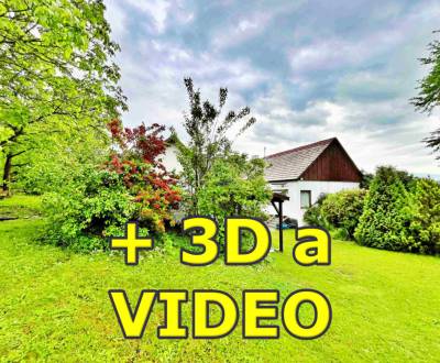 ViP 3D a Video. Dom 87m2 a pozemky 18800m2, Detva Piešť