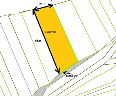 Predaj: Rekreačný pozemok 1260 m2 s nádhernými výhľadmi v Súľove (MO)