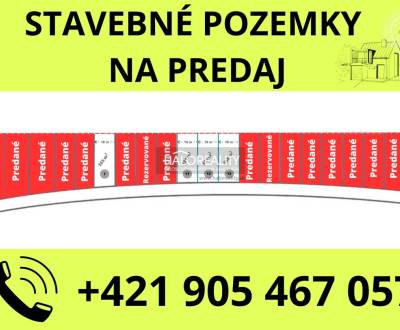 Predaj, pozemok pre rodinný dom   528 m2 Borovce, v ...