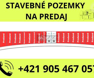 Predaj, pozemok pre rodinný dom   528 m2 Borovce, v ...