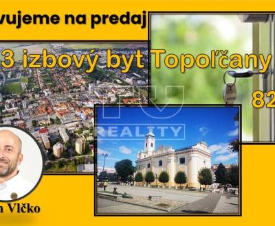 Pripravujeme na predaj pekný 3izbový byt po rekonštrukcii v Topoľčanoc