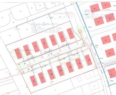 Developerský projekt 42 b.j. s ÚR , obec Nemčice, okres Topoľčany