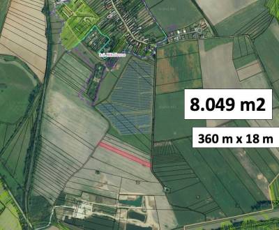 Mikušovce – 8.049 m2 INVESTIČNÝ POZEMOK kúsok od Lučenca - PREDAJ