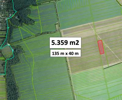 Šípkové – 5.360 m2 PÔDA v podiele 1/1 – Na predaj