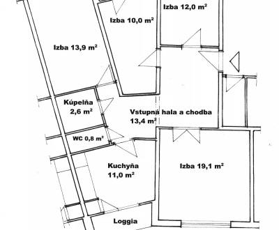 Atypický 4-izb. byt, Strečnianska ul., Petržalka, 4.p./4, výťah