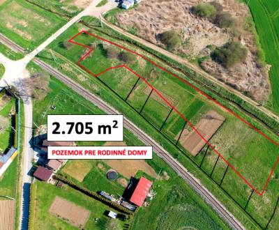 Spišské Vlachy 2.700 m2 pozemok na výstavbu RD – PREDAJ