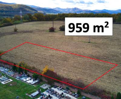 Žiar nad Hronom 959 m2 - INVESTIČNÝ POZEMOK na okraji mesta