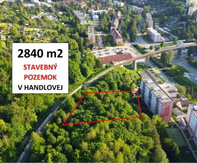 Handlová - 2.840 m2 pozemok na projekt - VÝSTAVBA RODINNÝCH DOMOV