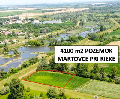 Martovce - 4100 m2 POZEMOK na mobilný dom / karavan / chatku