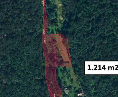 Prašník - 1.214 m2 POZEMOK NA CHATU v lesíku - PREDAJ