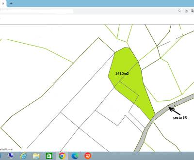 Predaj: Pozemok 1410m2 na stavbu domu,chaty,farmy vo Veľkom Rovnom MO