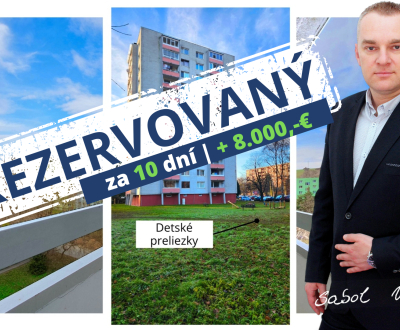 REZERVOVANÝ - Veľký, zrekonštruovaný, 3i byt 72 m² + loggia, komora