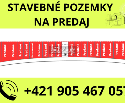 Predaj, pozemok pre rodinný dom   528 m2 Borovce, v ...