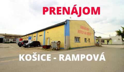 PRENAJATÉ - 2 x 200 m² SKLADOVÝ PRIESTOR, RAMPOVÁ, KE