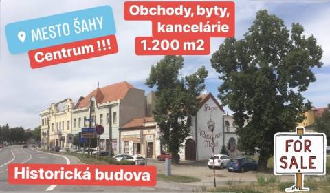 NA PREDAJ: veľký polyfunkčný dom v historickom centre mesta Šahy 