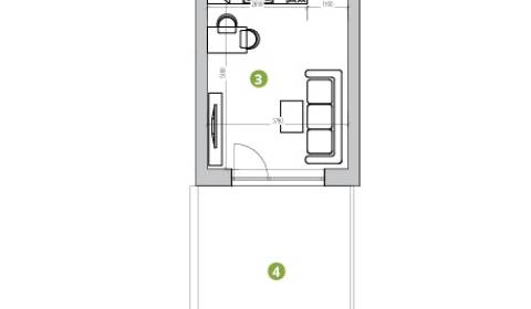 !SUPER CENA! 1i APARTMÁN s predzáhradkou, 40,97m2 - 86.900€