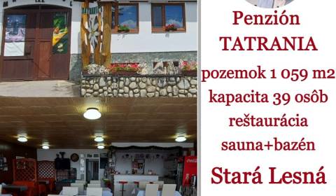 AstonReal: predaj zabehnutý penzión Tatrania - Stará Lesná