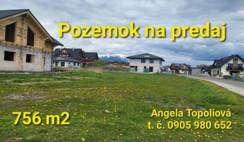 Predaj: pozemok 756 m2, Vysoké Tatry - Veľká Lomnica