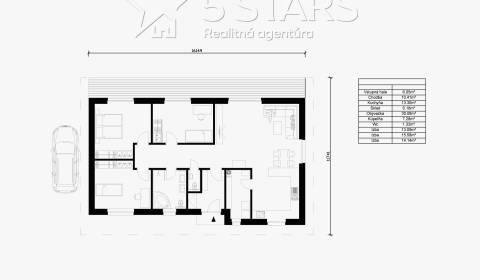 Výstavba rodinného domu na pozemku 534 m2 Trenčín - Záblatie