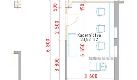 BC TOMÁŠIKOVA 35 - Obchodný priestor vo vstupnej vestibule - 23,82m2