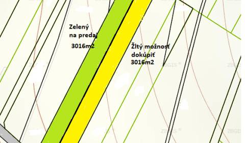 Predaj: Pozemok TTP 3016m2 v extraviláne obce Dolný Vadičov 