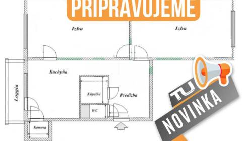 PRIPRAVUJEME: 2 izbový byt Martin - Ľadoveň