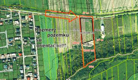 Investičný pozemok, 12902 m2, využitie cca 6500 m2, Šalgovík