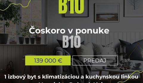 Čokoro v ponuke 1i byt s kuchynskou linkou a klimatizáciou v projekte 