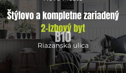 ČOSKORO DOKONČENÝ a KOMPLETNE ZARIADENÝ 2i byt na Riazanskej ulici