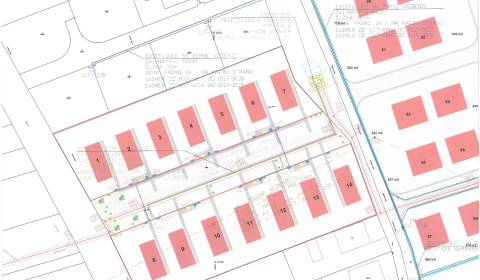 Developerský projekt 42 b.j. s ÚR , obec Nemčice, okres Topoľčany