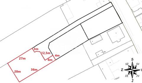 Stavebný pozemok na predaj 576,5 m2, Sučany