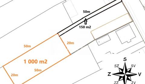 Stavebný pozemok na predaj 1150m2, Sučany