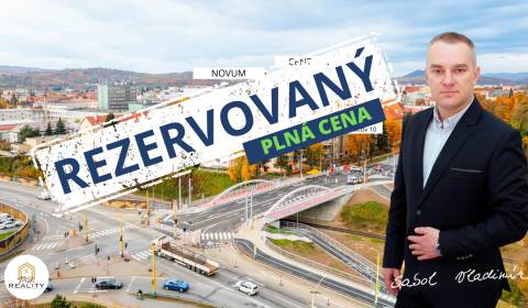 REZERVOVANÝ, tehlový 3i byt v centre s 2 balkónmi a TOP výhľadom