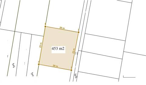 PREDAJ: Rekreačný pozemok v Podhájskej 453 m2; 25.650 €