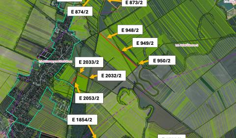 Križovany nad Dudváhom – 2.023 m2 ORNÁ PÔDA – Na predaj