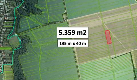 Šípkové – 5.360 m2 PÔDA v podiele 1/1 – Na predaj