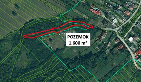 Raslavice - 1600 m2 Lesík priamo v obci – PREDAJ