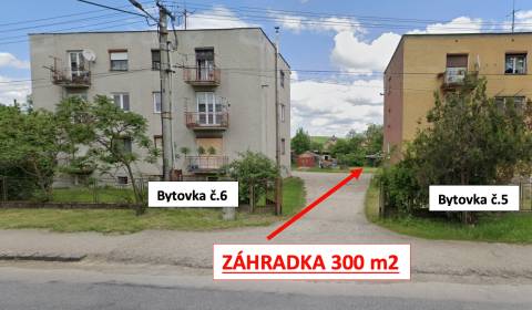 Štrkovec - 300 m2 ZÁHRADKA za bytovkou - NA PREDAJ