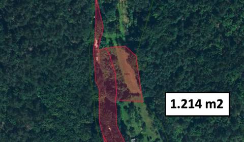 Prašník - 1.214 m2 POZEMOK NA CHATU v lesíku - PREDAJ