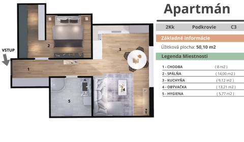 2i apartmán - C3