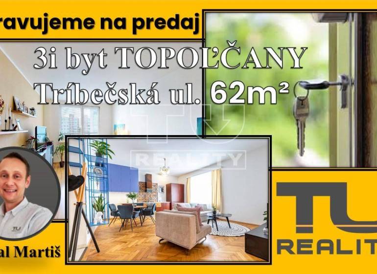 Topoľčany 3-izbový byt predaj reality Topoľčany